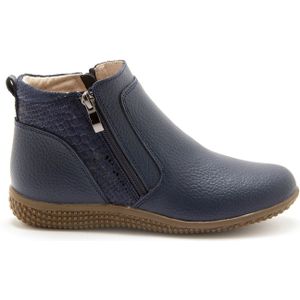 Dames bottines met dubbele ritssluiting en luchtkussenzool Pédiconfort