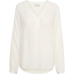 KAFFE - Amber - Damesblouse - Lange Mouwen - V-hals - 100% Viscose