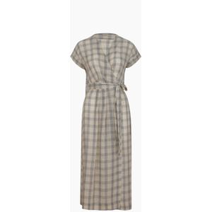 Vrouwelijke ruitvormige wikkeljurk Ikikiz