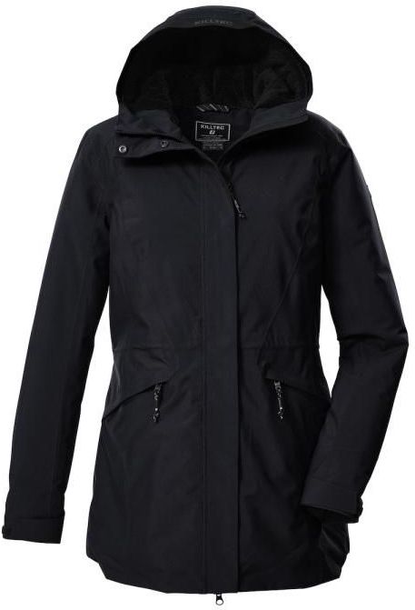 killtec - KOW 19 WMN PRK - Functionele Parka - Zwart Blauw - Dames