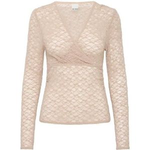 Dames-T-shirt met lange mouwen Ichi Lacey 2