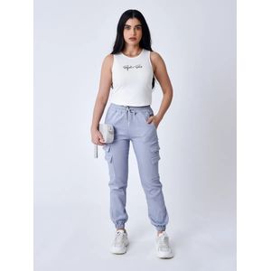 Project X Paris - Cargo Damesbroek - Met Meerdere Zakken - Elastische Tailleband