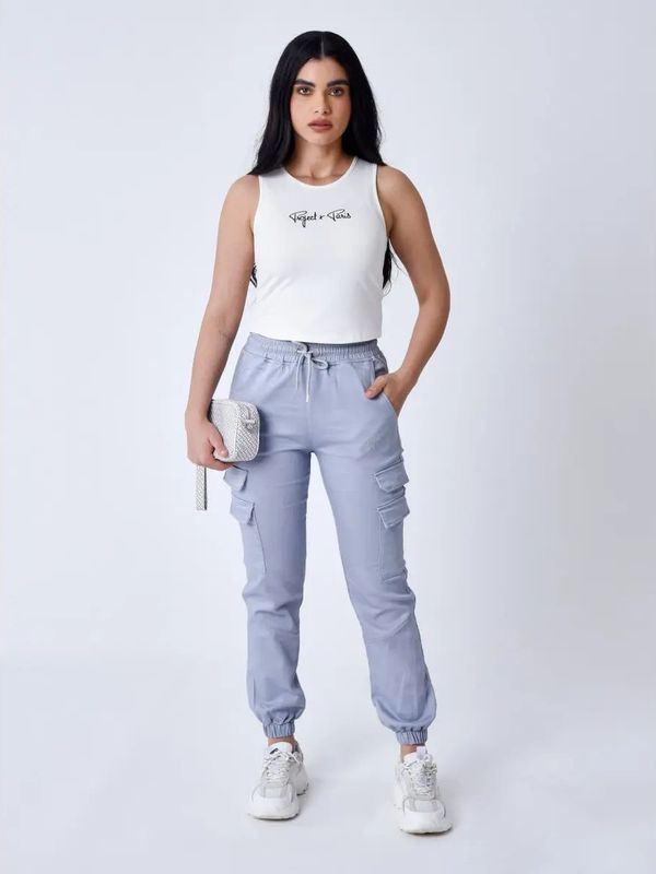 Project X Paris - Cargo Damesbroek - Met Meerdere Zakken - Elastische Tailleband