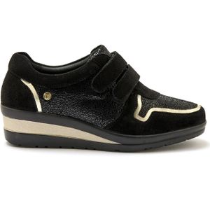 Vrouwen derbies met klittenband en luchtzool Pédiconfort