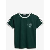 Gestreept dames-T-shirt Superdry Athletic Essentials