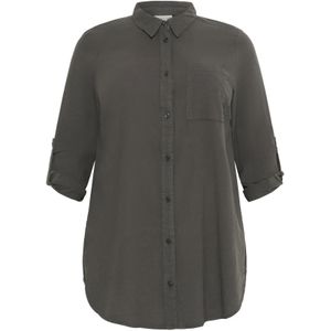 Dameshemd met lange mouwen KAFFE Curve Nana