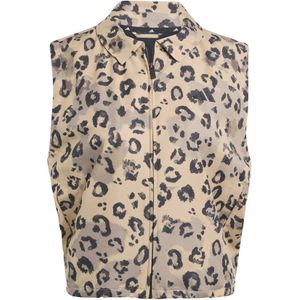 Adidas - Animal Print 3 Stripes - Geweven Vest - Luipaardprint