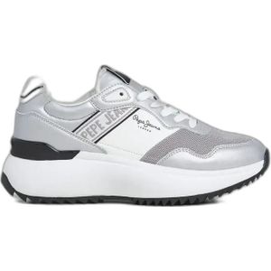 Pepe Jeans - Kimi Mesh - Sneakers - Wit - Fantasy Metallic