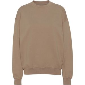Sweatshirt ronde hals Colorful Standard Organic oversized desert khaki