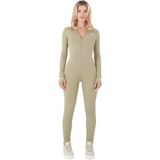Sixth June - Jumpsuit - Geribbelde Stof - Zwart - Polyester - Elastaan