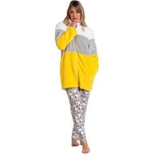 Warme lange mouwen damesrobe Peanuts Franjas Snoopy Funny