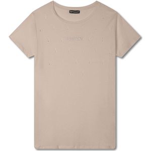 T-shirt van jersey voor vrouwen Freddy College Luxe