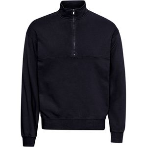 Sweatshirt 1/4 rits Colorful Standard Organic navy blue