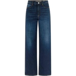 Damesjeans met wijde pijpen Guess