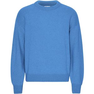 Trui met oversized ronde hals Colorful Standard Pacific Blue
