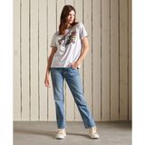 Dames-T-shirt Superdry Script Style