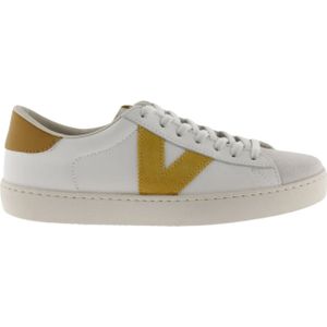 Victoria - Berlin Constraste - Leren Sportschoenen - Wit