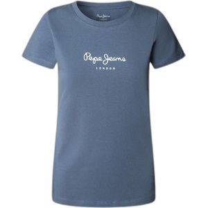 Pepe Jeans - New Virginia - T-shirt - Blauw - Korte Mouwen