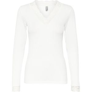 Geribd dames-T-shirt met lange mouwen CULTURE Camilla