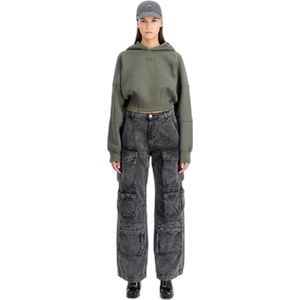 Dames Hoodie Alpha Industries Waisted