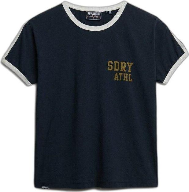 Gestreept dames-T-shirt Superdry Athletic Essentials