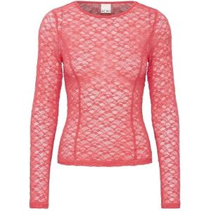 Dames-T-shirt met lange mouwen Ichi Lacey