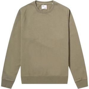 Sweatshirt ronde hals Colorful Standard Classic Organic dusty olive