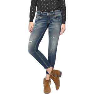 Damesjeans met hoge taille 7/8 Le Temps des cerises Sib Pulp Destroy N°2