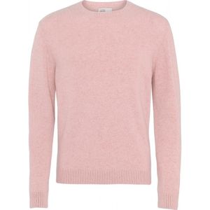 Wollen trui met ronde hals Colorful Standard Classic Merino faded pink