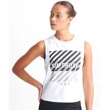 Superdry - Training Core - Damestop - Zwart - Katoen