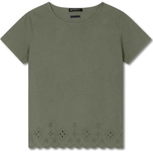 T-shirt met Engelse borduursel voor dames Freddy