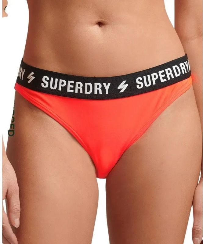 Superdry - Code - Bikinibroekje - Zwart - Gerecycled Polyester