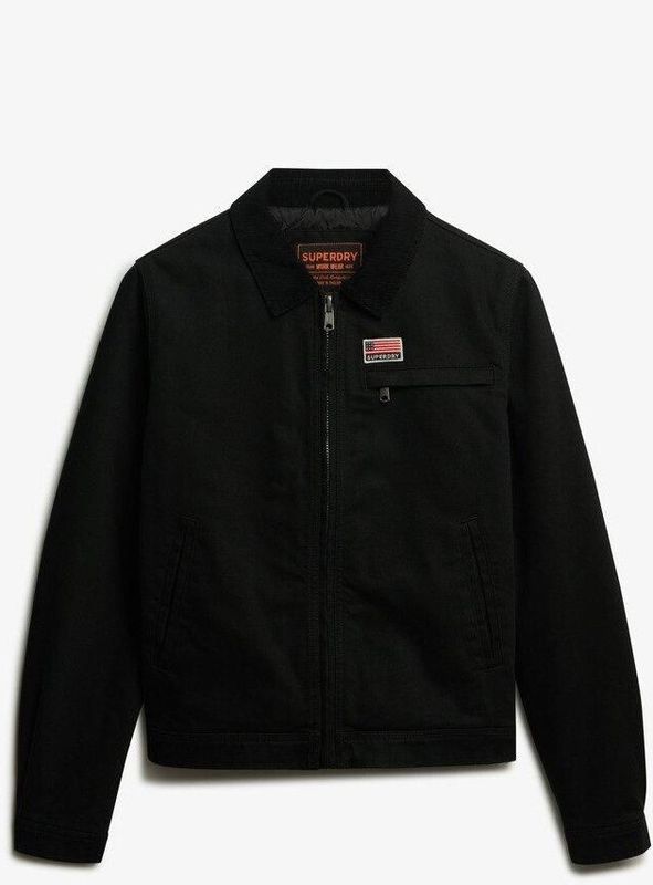 Superdry - Cord Collar Quilt Ranch Jas - Tussenjas