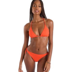 Zwemkleding - Triangle Top - Oranje - 80% Polyamide 20% Elastaan