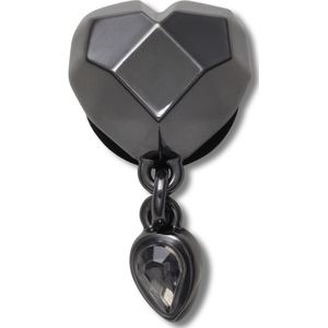 Jibbitz Crocs Punk Gunmetal Heart