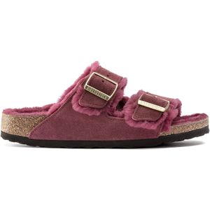 Damessandalen Birkenstock Arizona Shearling Suede Leather