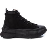 Refresh - 17206601-NEGRO - Enkellaarsjes - Zwart - Plat - Veters - Casual