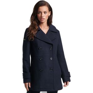 Wollen damesjas met dubbele knopen Superdry