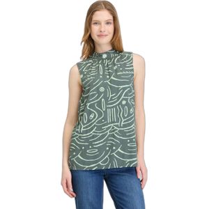 Mouwloze damesblouse met print Ragwear Angyc