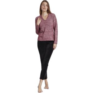 Dames lange mouw warme kant T-shirt Admas