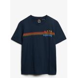 Superdry - Rainbow Stripe - T-shirt - Korte Mouwen