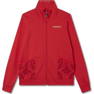 Dames sweatshirt met volle rits en col roulé Freddy Evolution Pesante