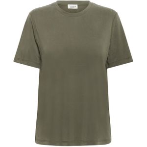 Dames-T-shirt Soaked in Luxury Columbine