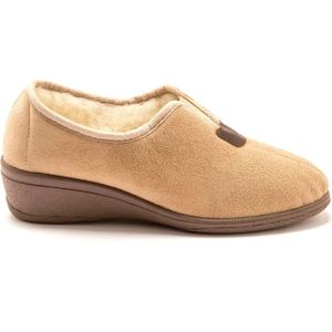 Verwarmde pantoffels voor dames met voornamelijk wol Pédiconfort