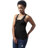 Grote maat button-down tanktop Urban Classics