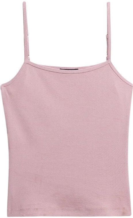 Superdry - Fijn Geribbeld Tanktop - Dames