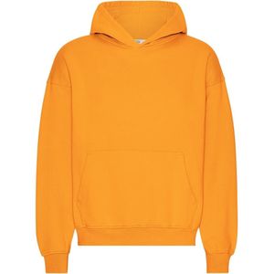 Oversized sweatshirt met capuchon Colorful Standard Organic Sunny Orange