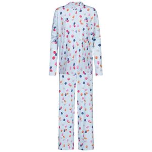 Dames lange pyjama Mey Flying Macarons