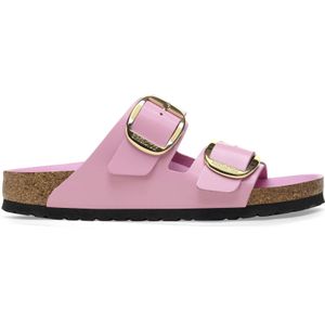 Dames muiltjes Birkenstock Arizona Big Buckle Natural Leather Patent