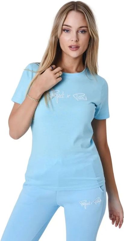 Project X Paris - Essentials - T-shirt - Zwart - Katoen - Geborduurd Logo